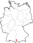 Karte Eggenthal, Schwaben